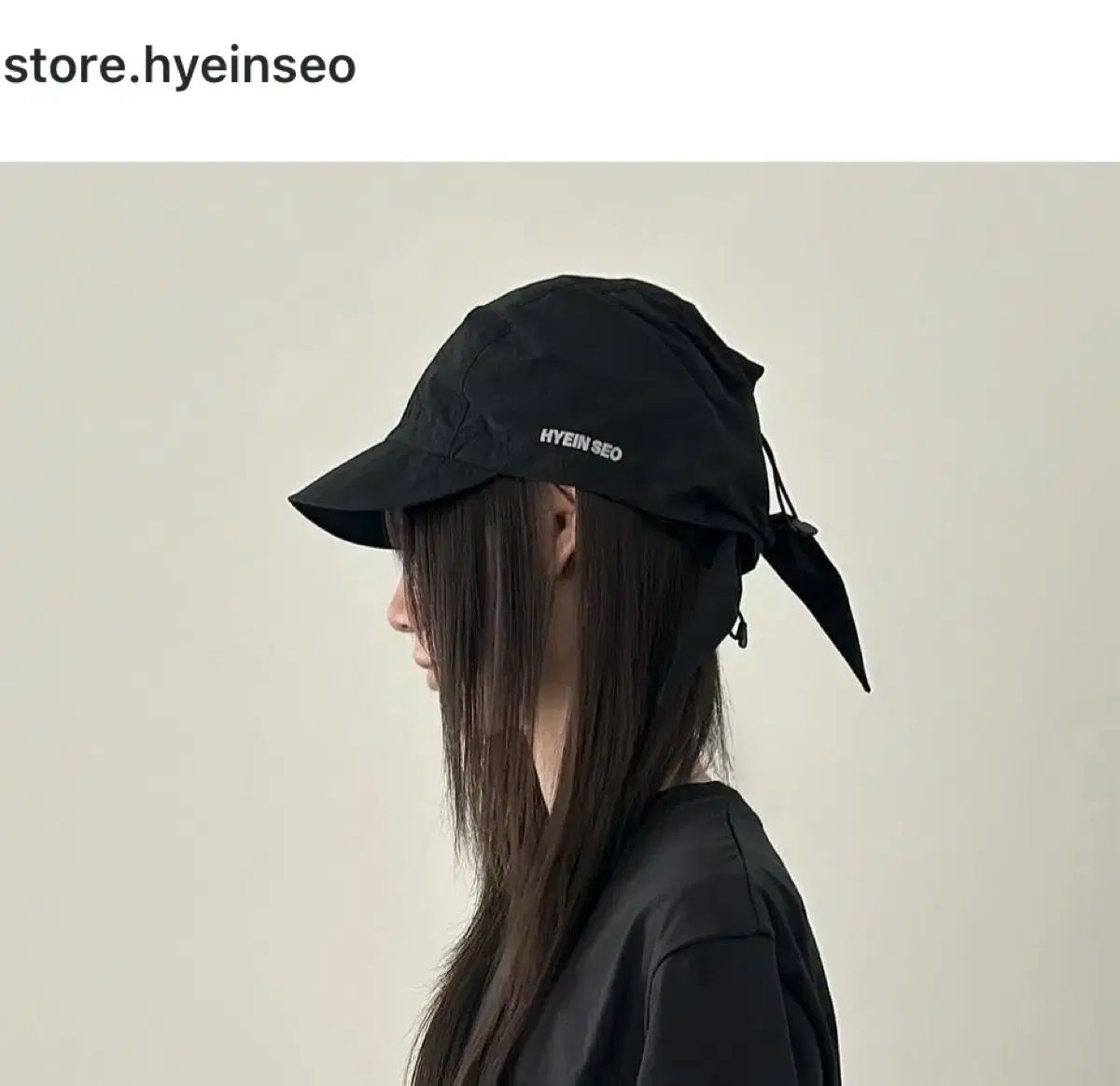 HYEIN SEO ヘインソ ロゴ ノートキャップ ストア