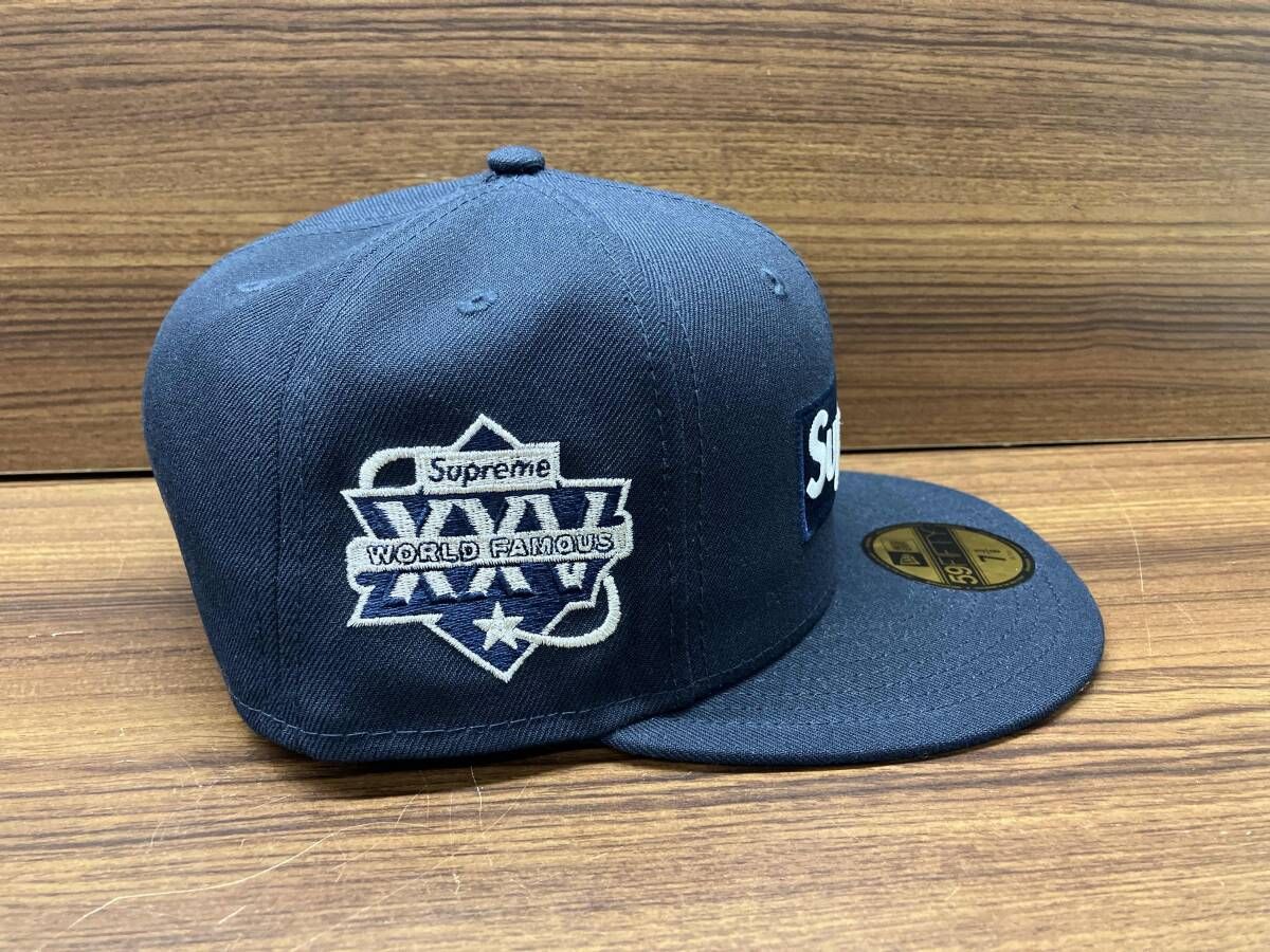Supreme キャップ ERA 59 FIFTY 58.7 cm ネイビー