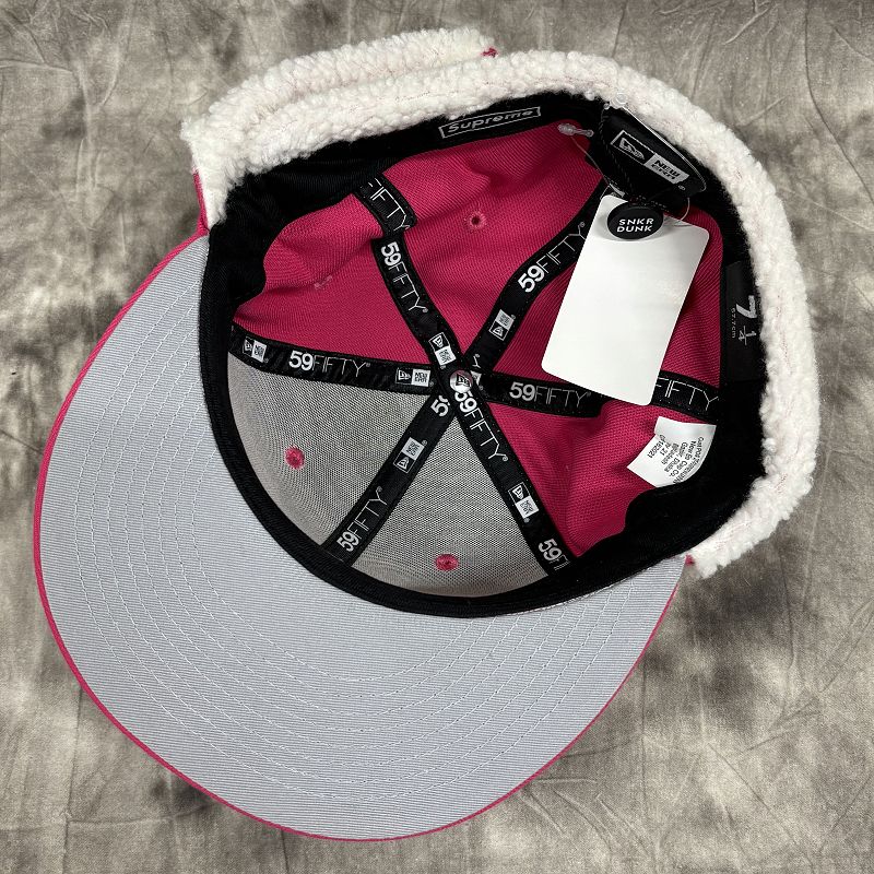 イヤーフラップボックスロゴキャップ