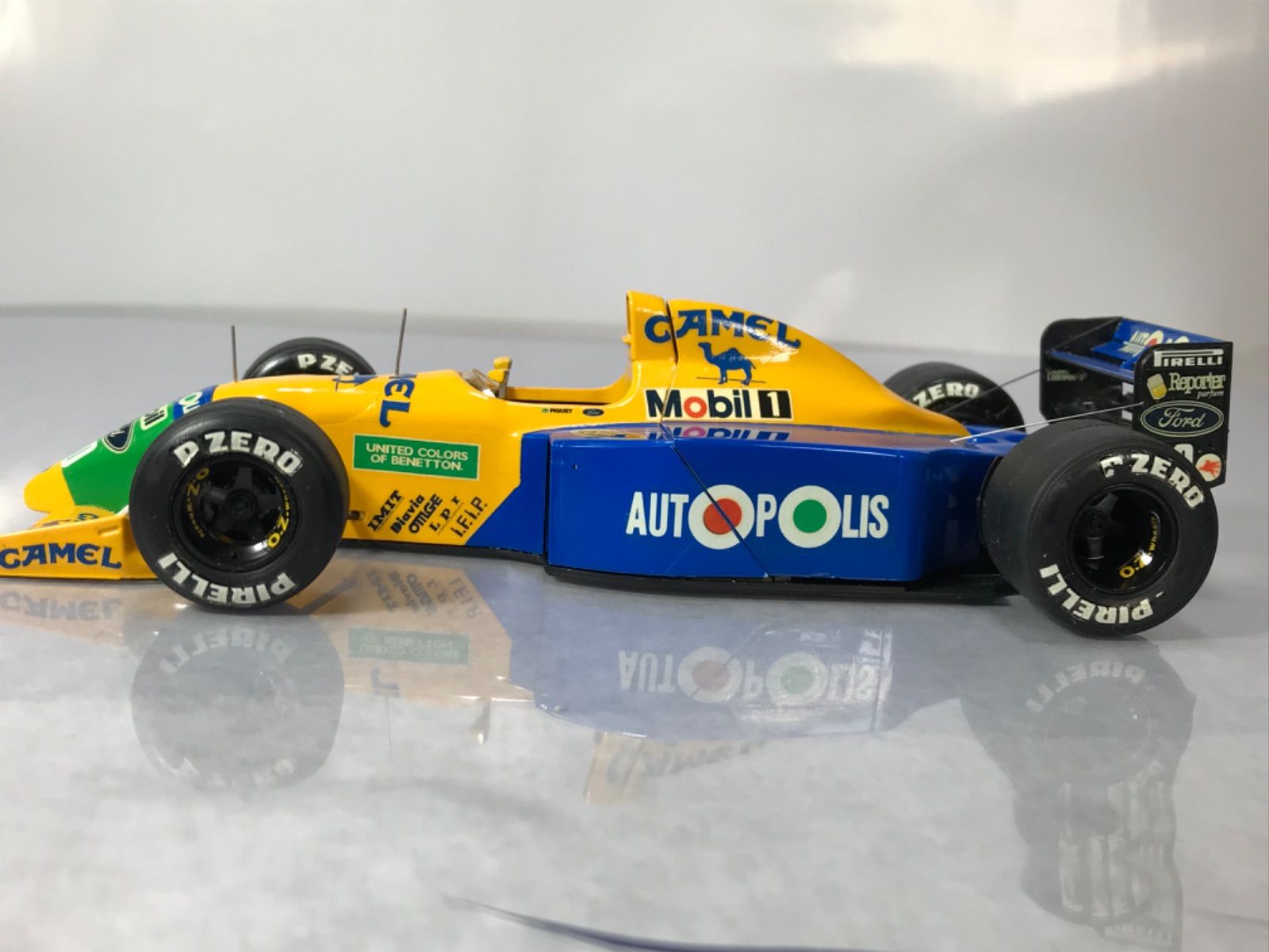 ベネトンフォードB190 B（1991カラー）ハセガワの1/24キットの完成品