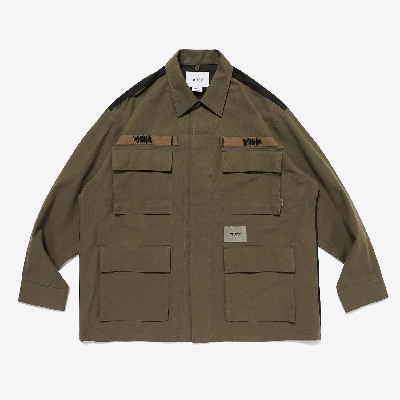 WTAPS VEINY / LS / COTTON. TWILL 長袖シャツ 251WVDT-SHM03 - メルカリ