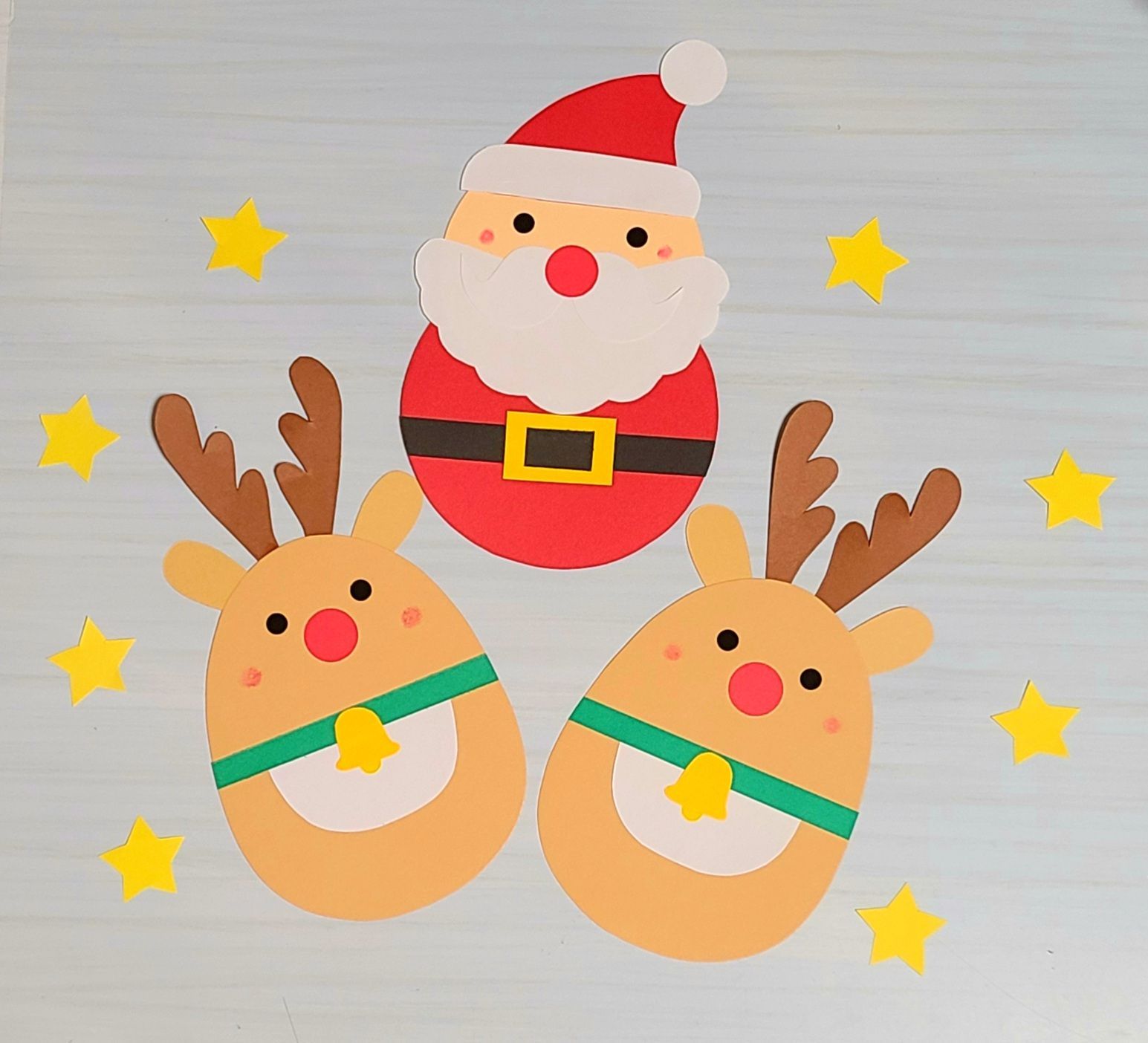 クリスマス☆トナカイさんセット♡仲良しひよこ&ツリー 【クリスマス