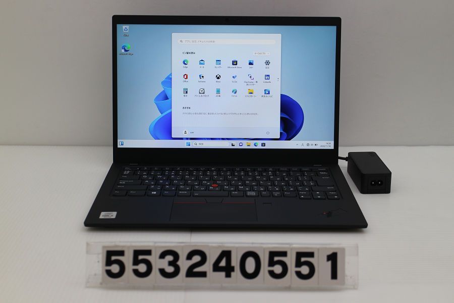 Lenovo ThinkPad X1 Carbon 8th Gen Core i5 10210U 1.6GHz/8GB/256GB(SSD)/14W/FHD(1920x1080)/Win11 【553240551】