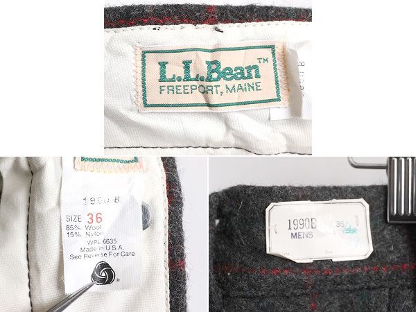 L.L.Bean - デッドストック 80s USA製 エルエルビーン メルトン