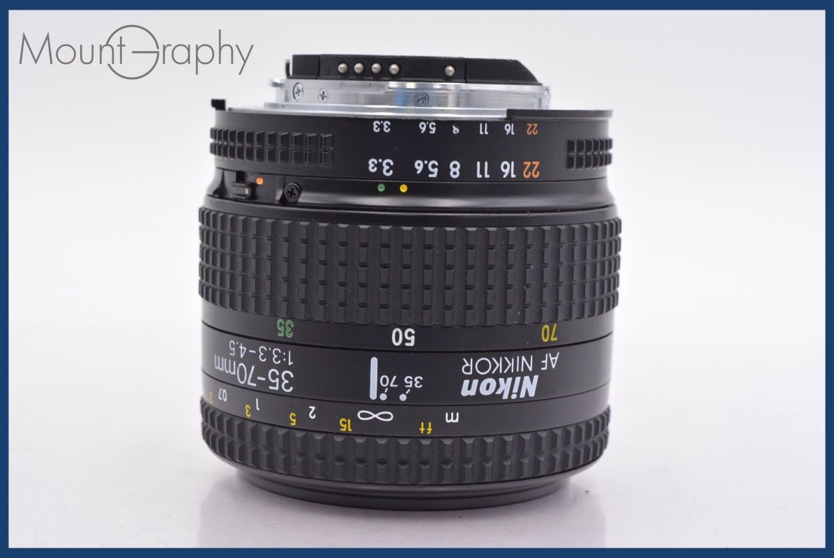 ☆極上美品☆ ニコン Nikon AF NIKKOR 35-70mm F3.3-4.5 前後