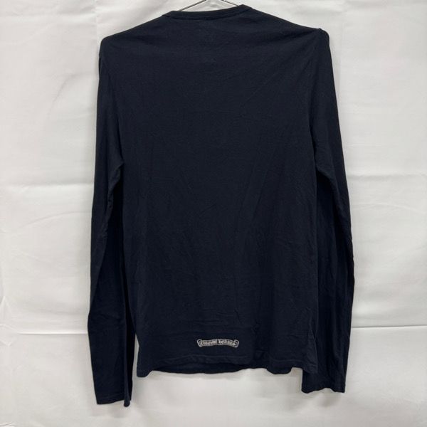 JPタグ CHROME HEARTS クロムハーツ クロスボタン 長袖Tシャツ カットソー S