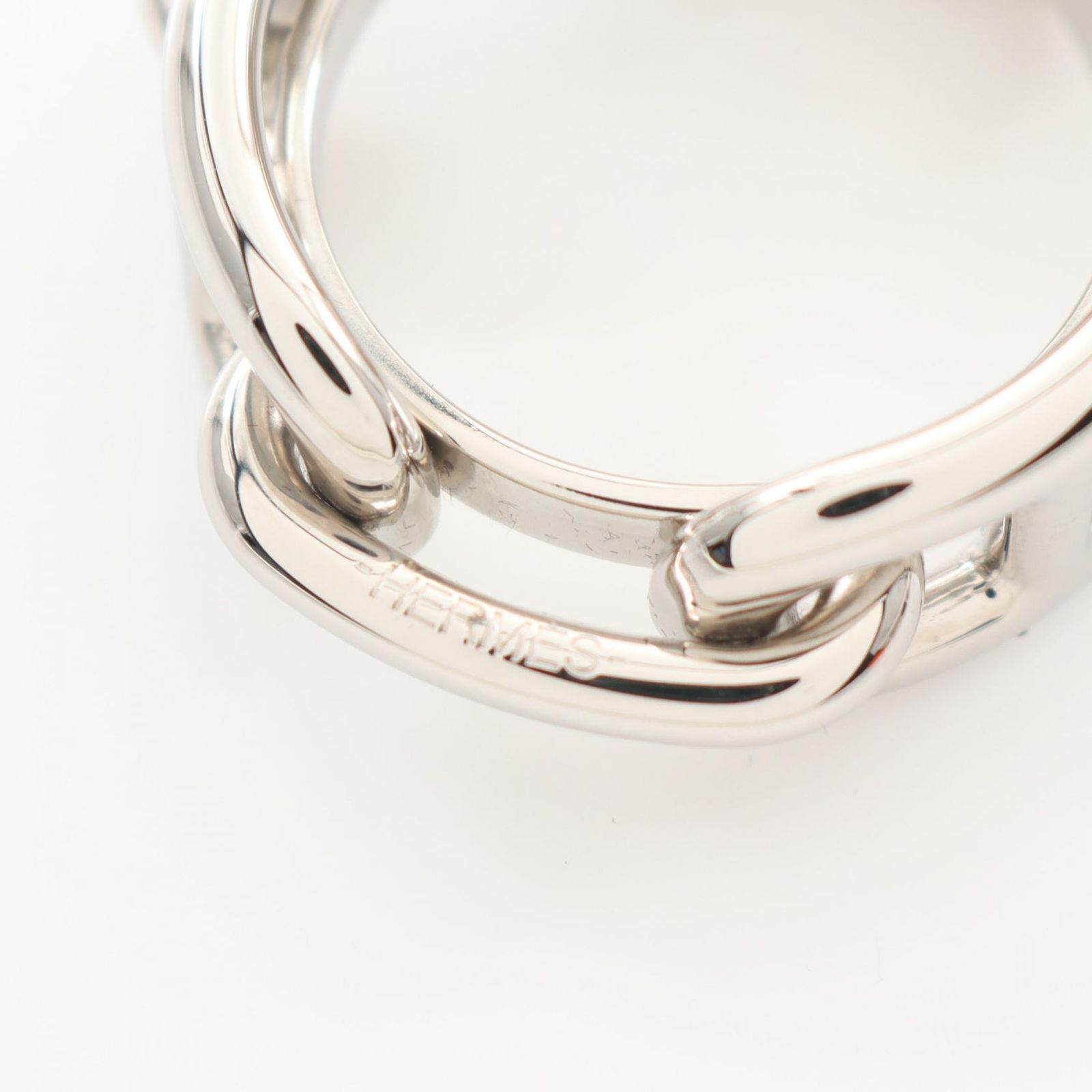 エルメス HERMES スカーフリング シェーヌダンクル シルバー その他