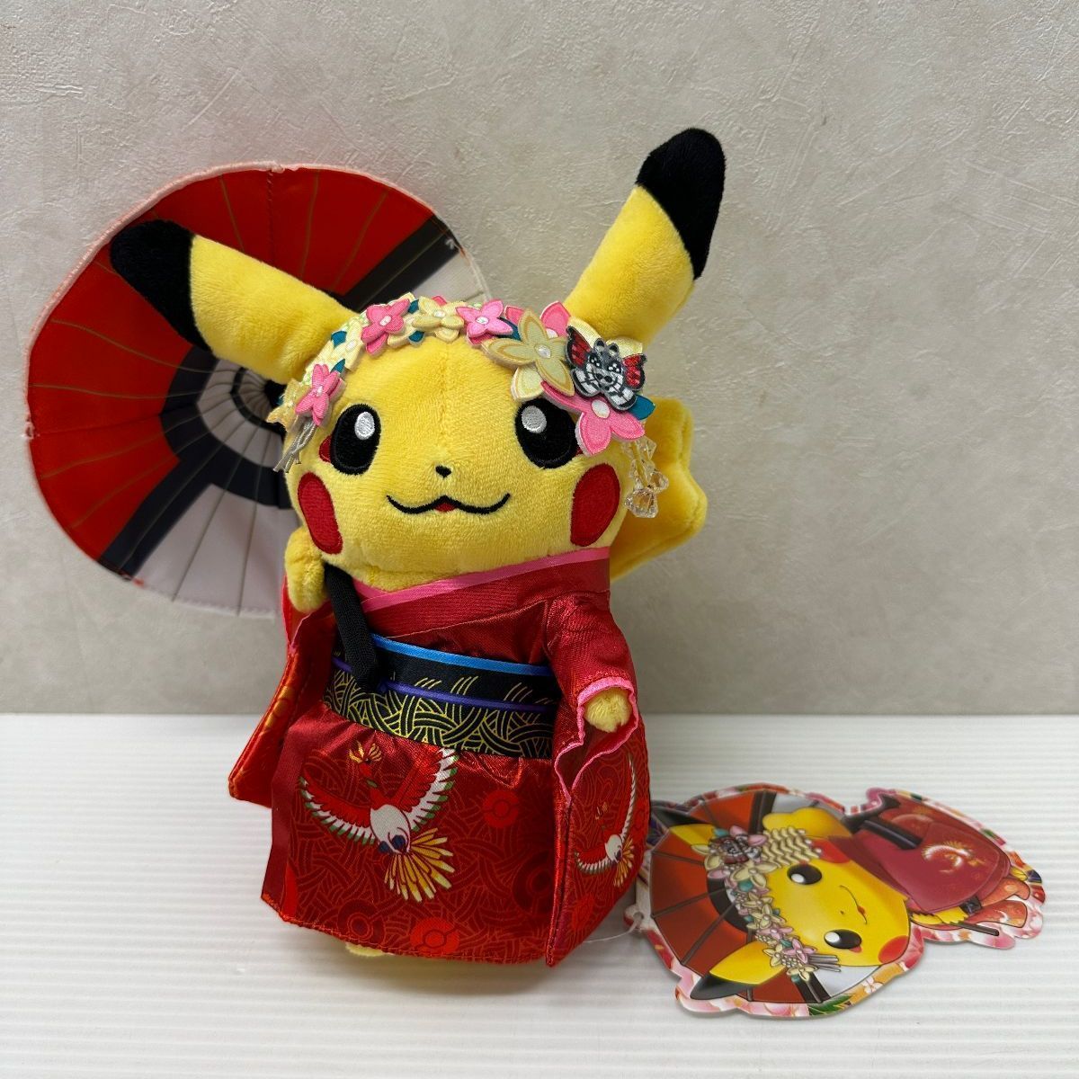 △ポケモンセンター 京都限定ぬいぐるみ 舞妓はん ピカチュウ 中古品 