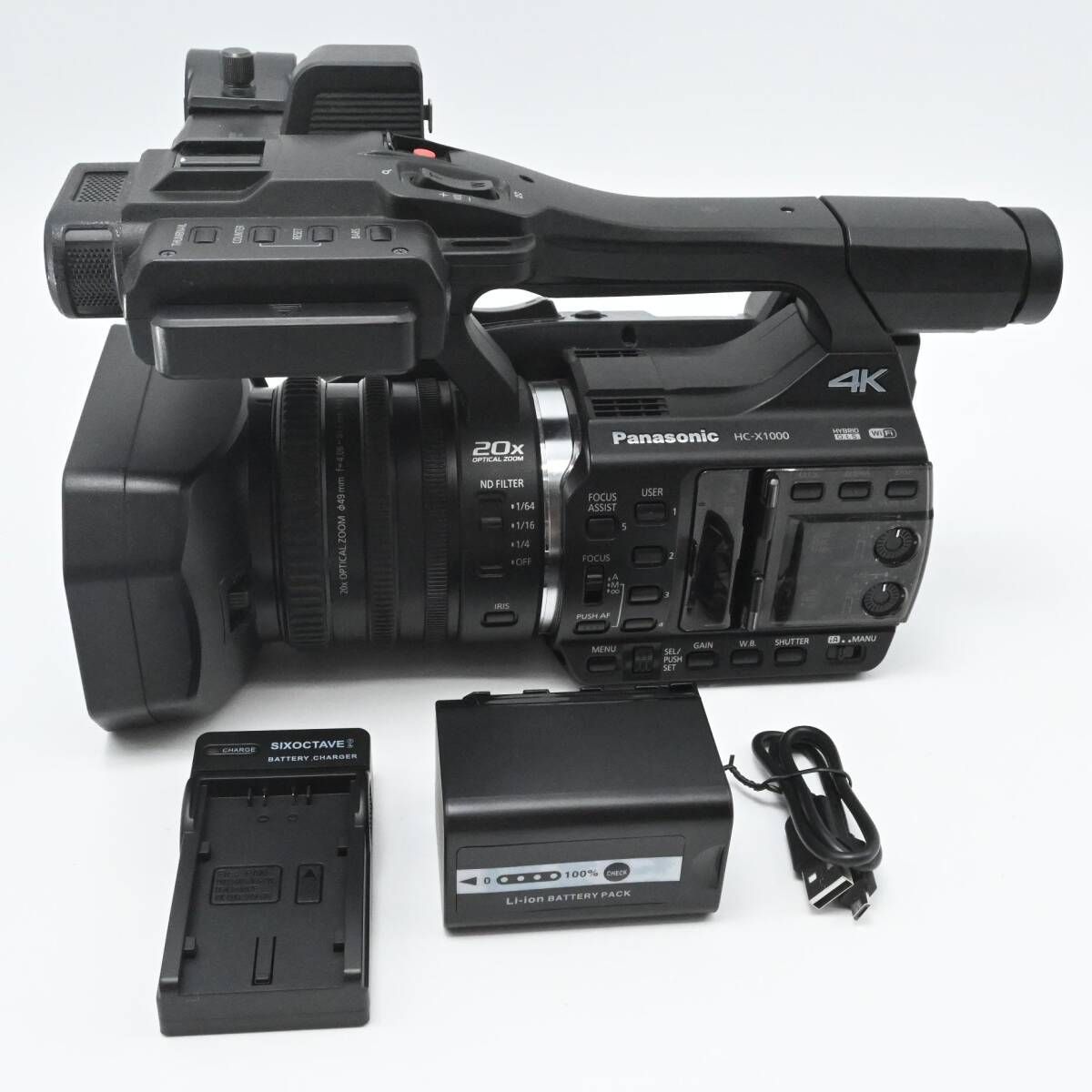 パナソニック デジタル4K ビデオカメラ HC-X1000-K Panasonic