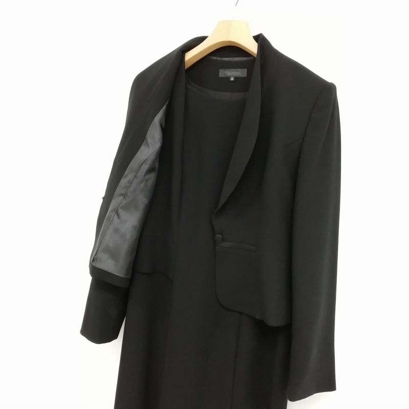 ポーパイン Polepine 美品 ブラックフォーマル アンサンブル スーツ  