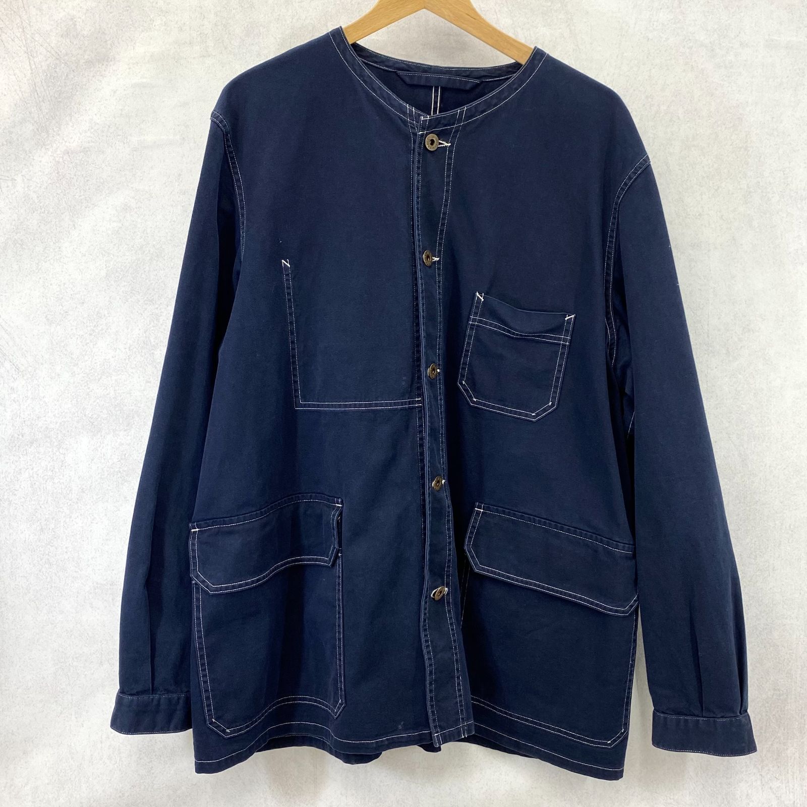 ナイジェルケーボン　フレンチプルオーバーワークシャツ　モールスキン FRENCH WORKの代表格》P/O FRENCH WORK SHIRT - MOLESKIN