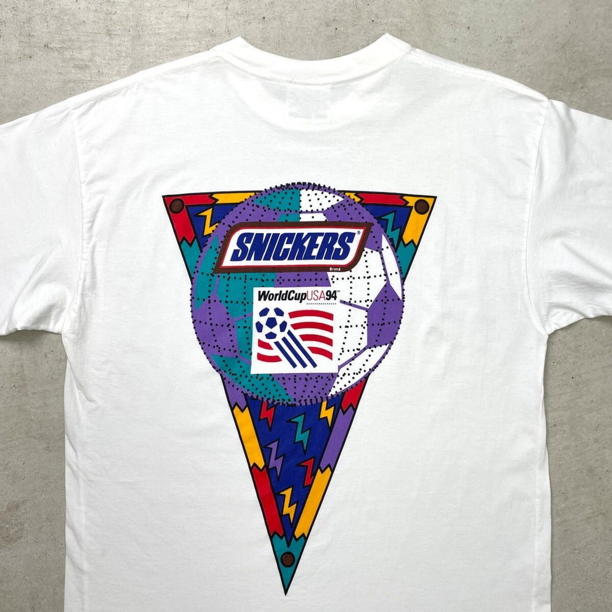 90年代 WorldCupUSA94 SNICKERS スニッカーズ 企業ロゴ アートプリント 