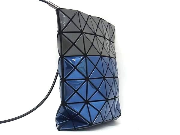 BAO BAO ISSEY MIYAKE バオバオイッセイミヤケ プラチナムマーメイド PVC ショルダーバッグ 斜め掛け ブルー系 FS4677