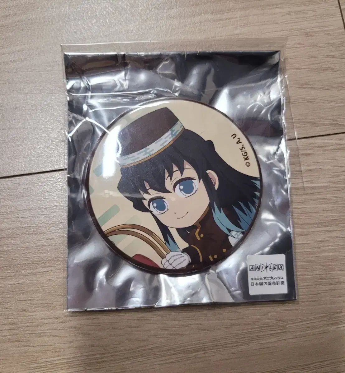 時透 無一郎 東急 ホテル 缶バッジ 鬼滅の刃 螺鈿風シリーズ 缶