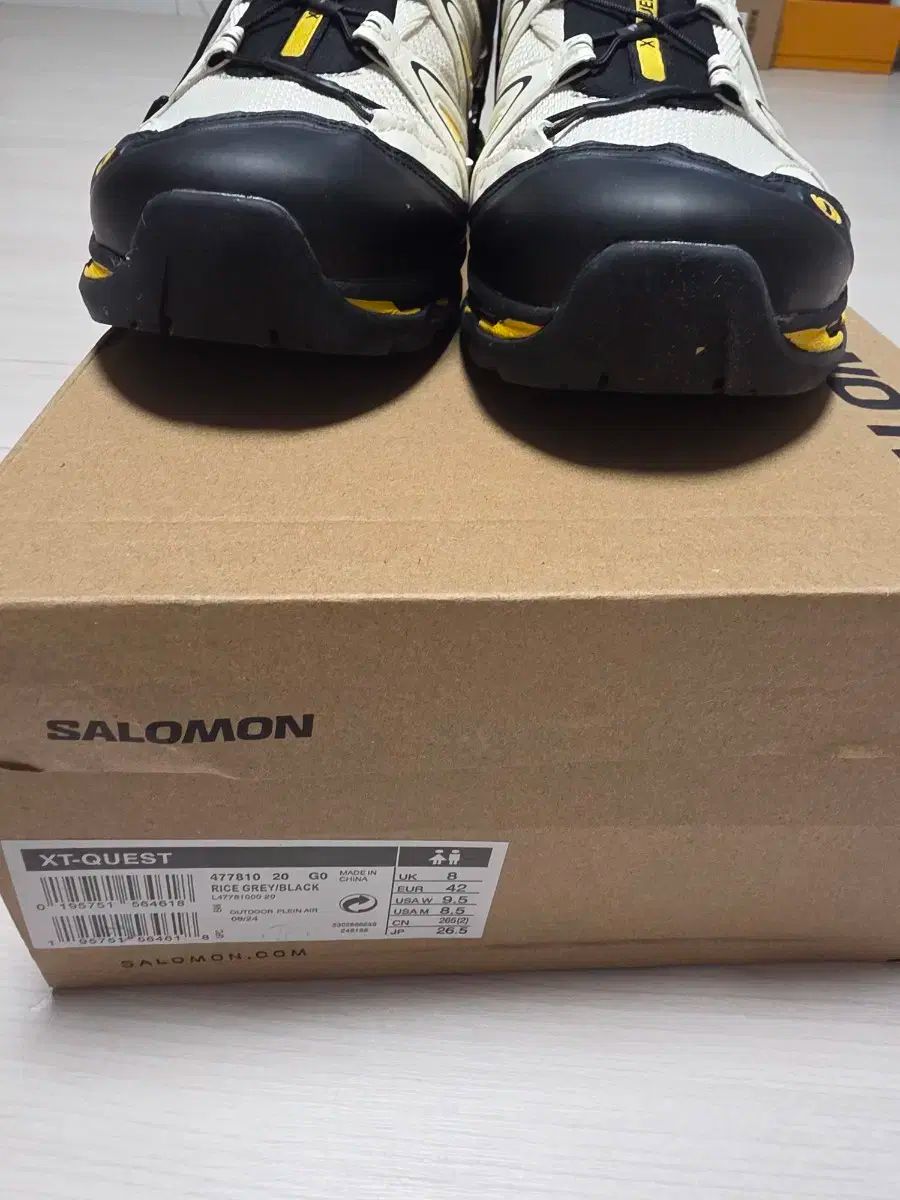 かっこいい SALOMON サロモン xtクエスト グレーイージーブラック 265