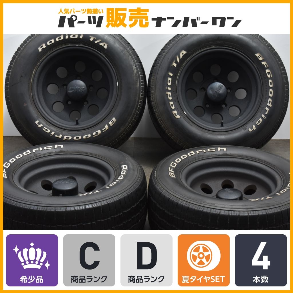 超深リム】ミッキートンプソン 15in 8J -28 10J -46 PCD139.7 BFグッドリッチ ラジアル T/A 255/60R15  275/60R15 カスタム ラムバン1500 - メルカリ