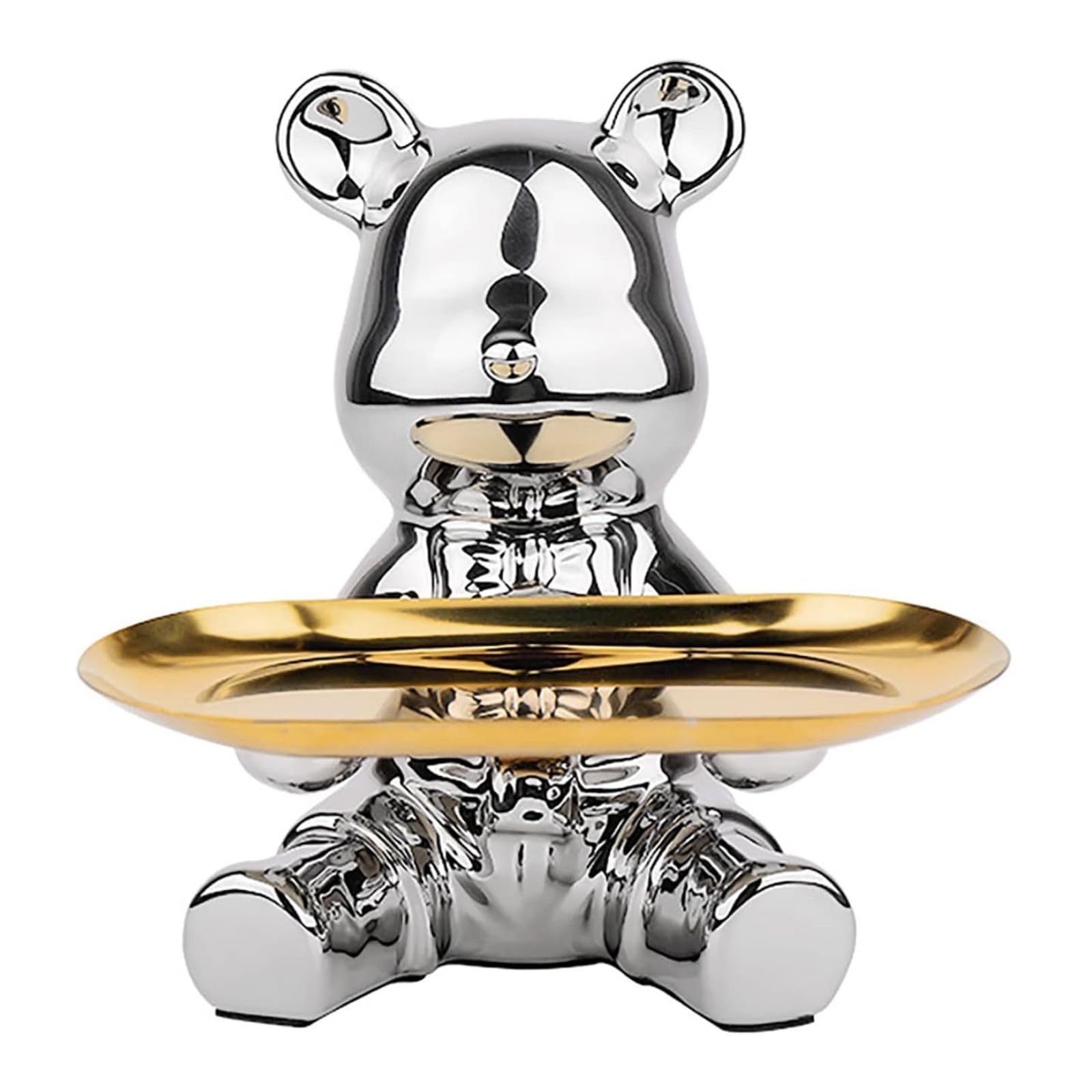 Color:レインボー [MoZoo] 鍵置き 小物入れ トレー アクセサリートレイ