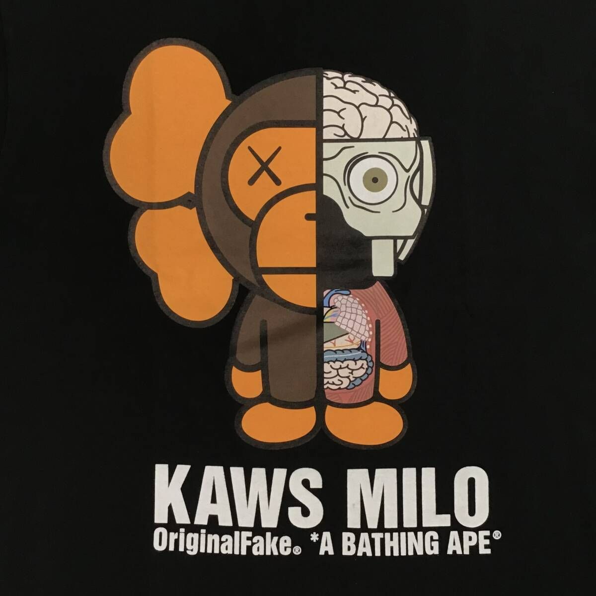 ☆激レア☆ BAPE × Original Fake KAWS MILO companion Tシャツ M 