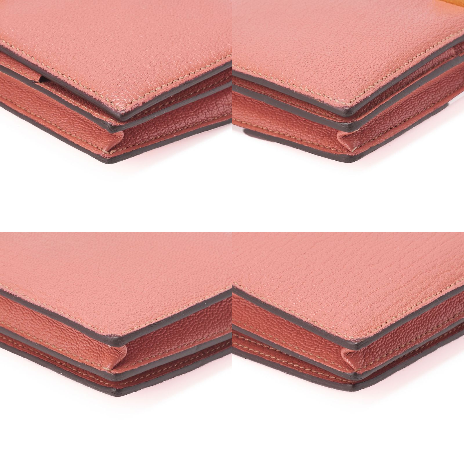 HERMES【エルメス】ベアンクラシック 二つ折り長財布 シェーブル  