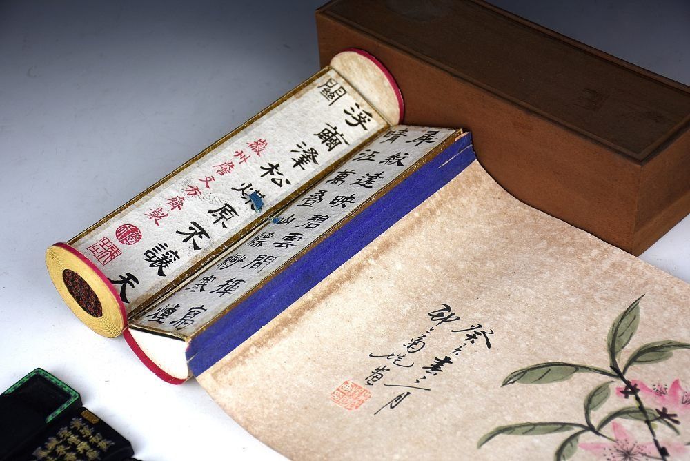 中国墨 鉄斎翁書画宝墨 油煙101 古墨 徽歙曹素功堯千氏 4本 旧墨