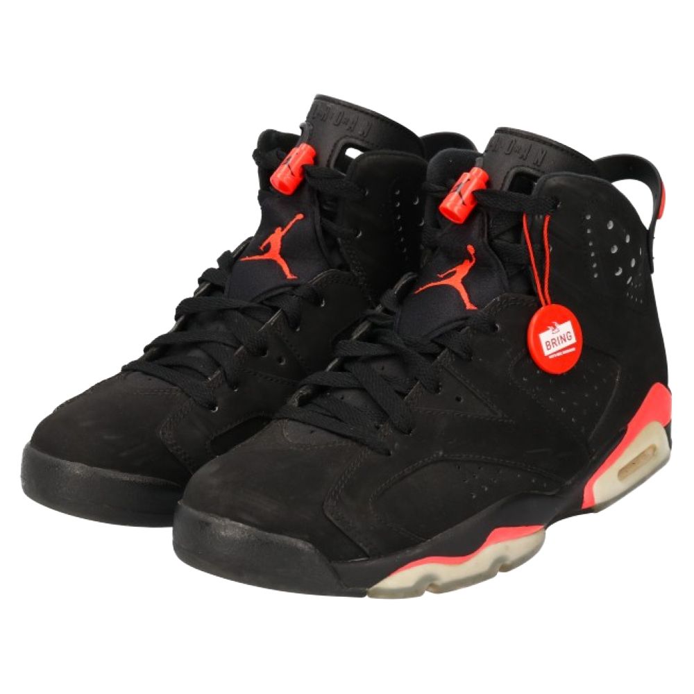 Nike Air Jordan 6 ブラック/レッド snkrsにて当選。 NIKE (ナイキ) AIR JORDAN 6 RETRO BLACK INFRARED エア