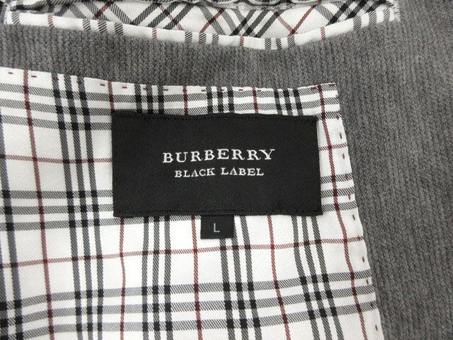 バーバリー　ブラックレーベル　XL ２Ｂ　BURBERRY BURBERRY BLACK LABEL - LL バーバリーブラックレーベル 高機能