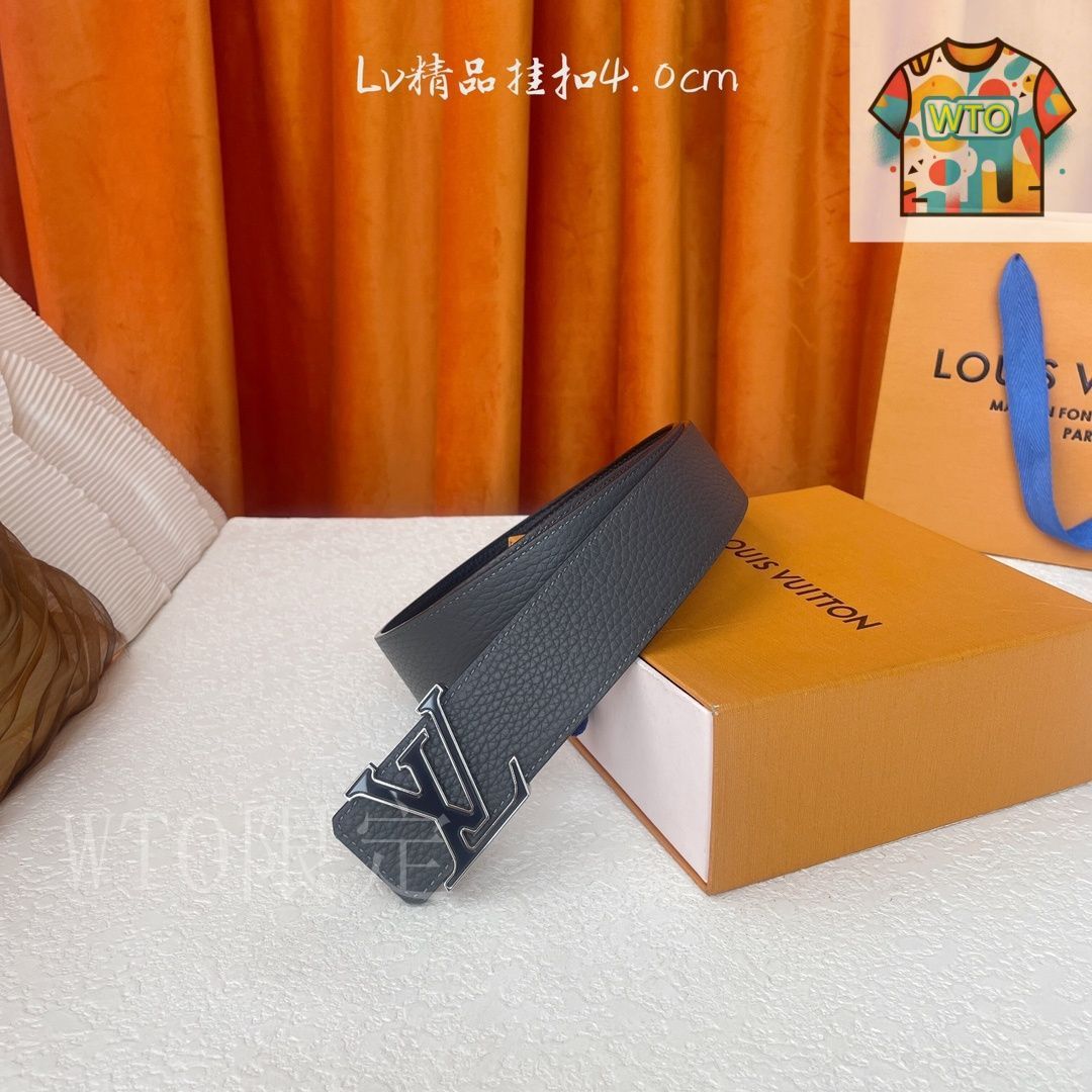 Louis Vuitton レザー ベルト プレート付き 今日特価】Louis Vuitton エクセレントレザーベルト-2 - メルカリ