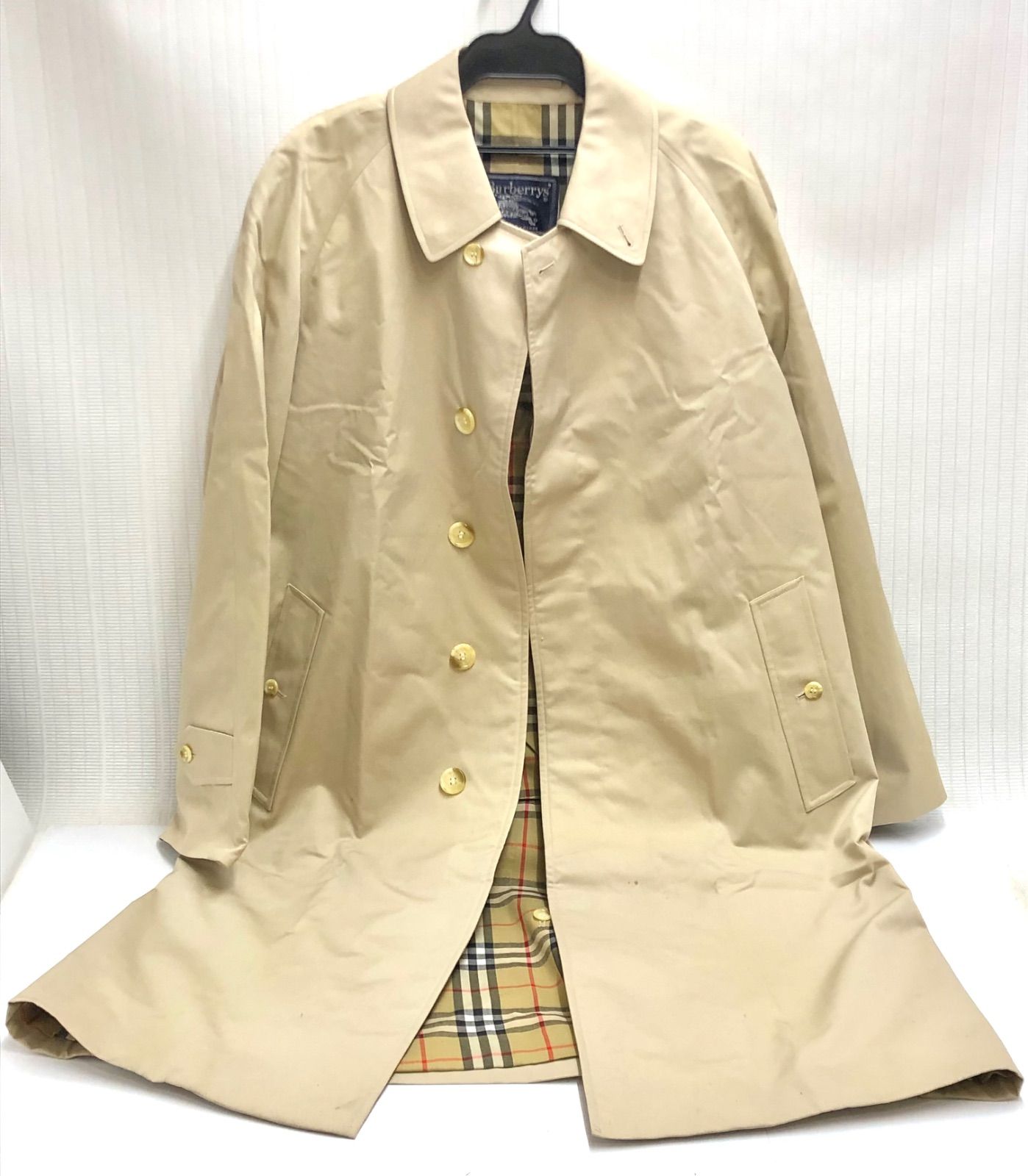 Burberrys バーバリー ステンカラーコート　英製　ネーム入り　18696702