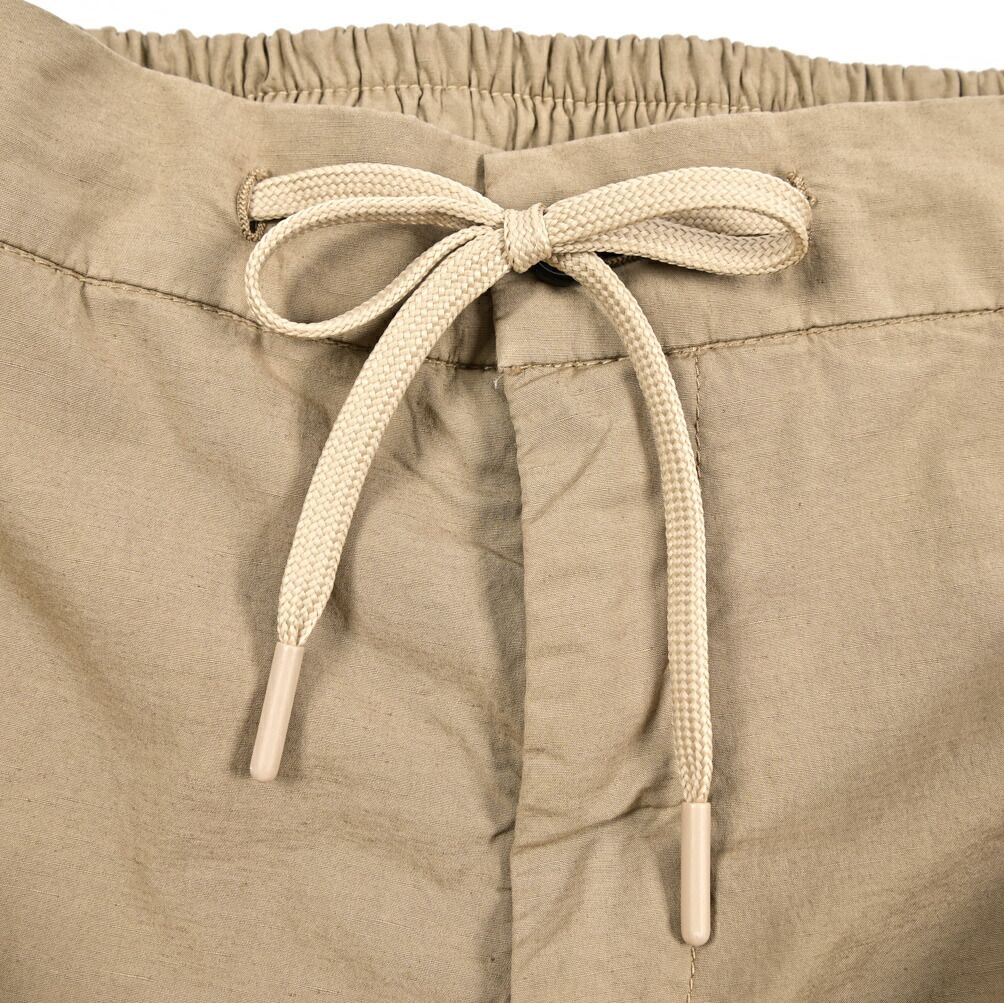 BERWICH ベルウィッチ BER_MUDA バミューダ イージーショーツ ノータック ストレッチ カーゴハーフパンツ 春夏 コットン リネン ベージュ イタリア製 424239 アースカラー 半ズボン ハーフパンツ 