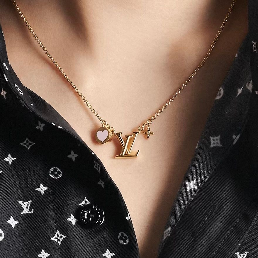 高価買蔵ルイヴィトン LOUIS VUITTON ネックレス ハート ペンダント アクセサリー