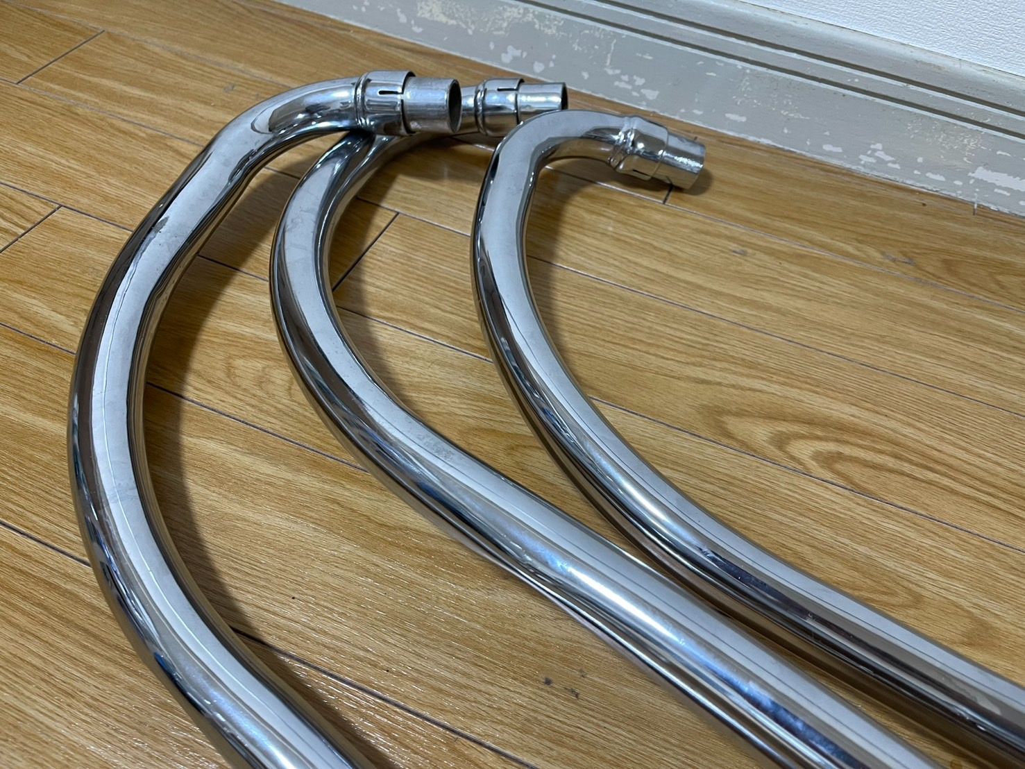 ホンダ 本田 HM300 初期 CB750 フォア フォアー マフラー 3本 ジャンク