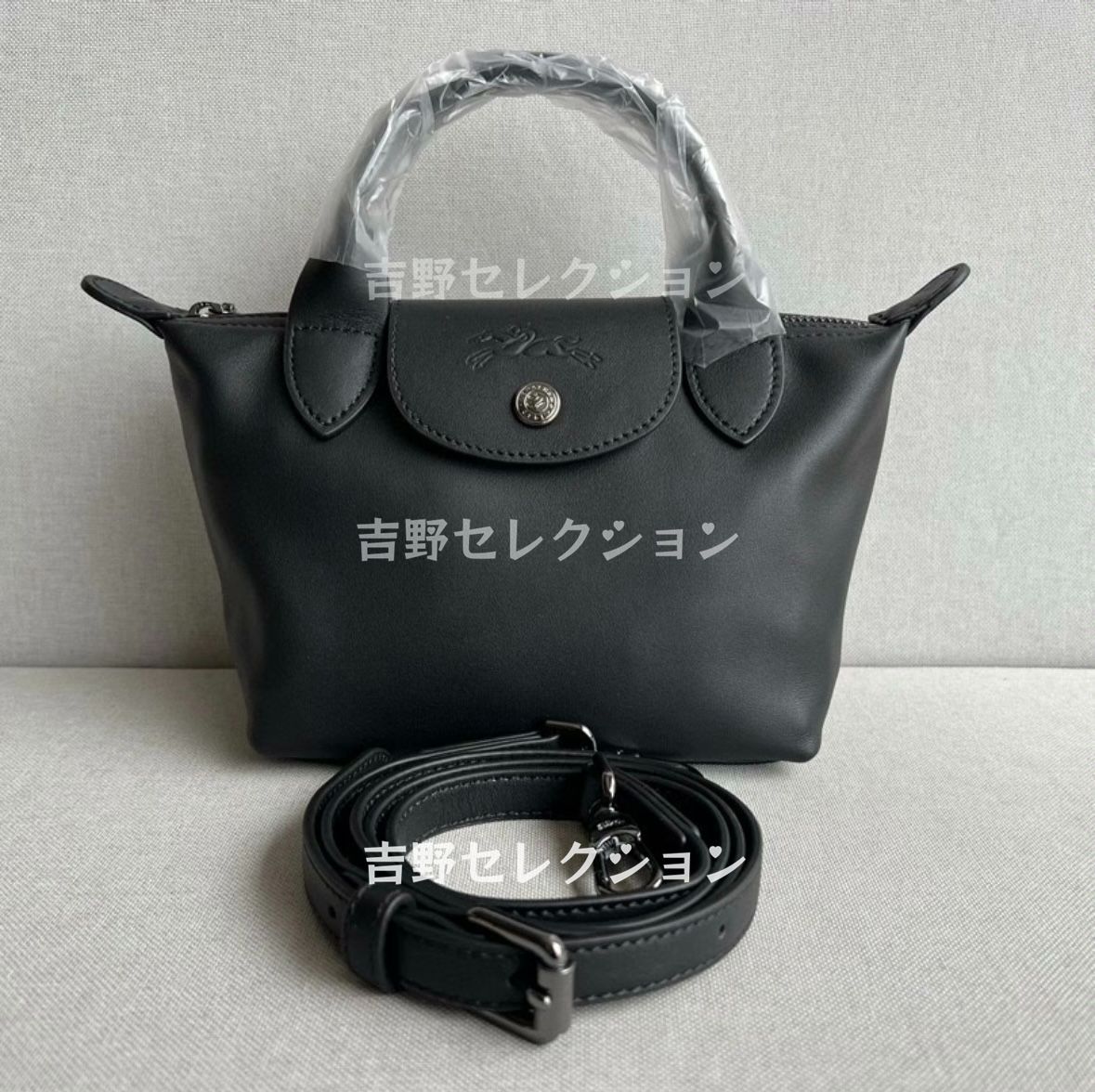 新品、未使用 Longchamp ロンシャン ハンドバッグ ショルダーバッグ プリアージュエクストラ 2WAY ブラック - メルカリ