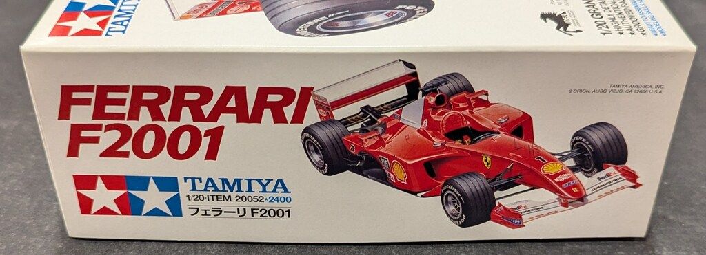 タミヤ 1/20グランプリコレクションNo.52 フェラーリ F2001/フル