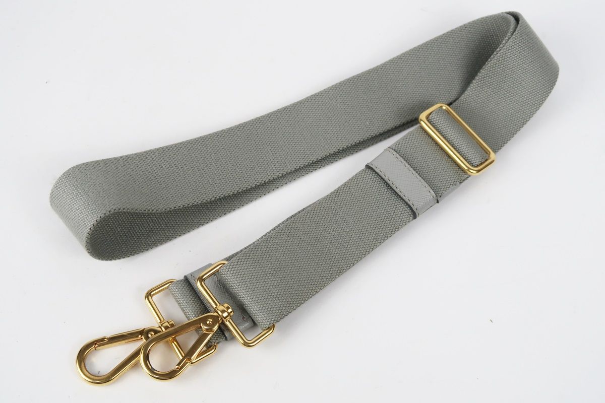 超美品】PRADA プラダ カナパ ショルダーストラップのみ 付属品 グレー