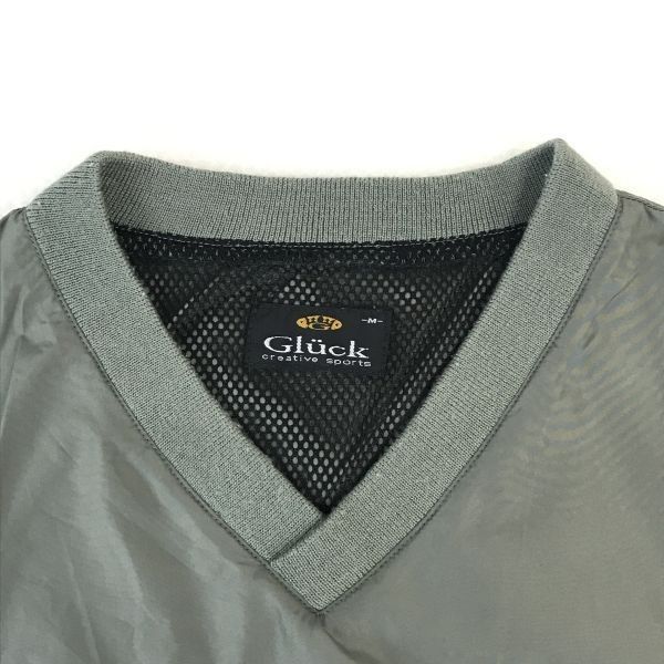 グルック/Gluck★プルオーバー/ウインドブレーカー/ピステ【メンズM/カーキ/khaki】ゴルフ・サッカー/フットサル等/Tops/Shirts◆cBH534 グルック/Gluck☆プルオーバー/ウインドブレーカー/ピステ【メンズM