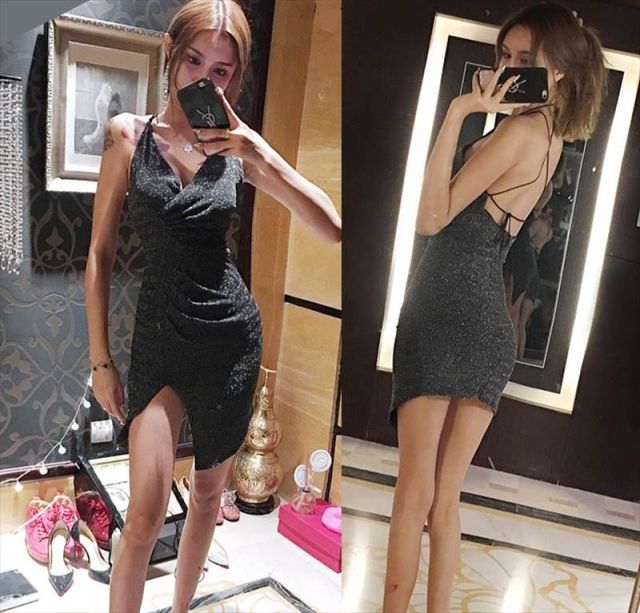 Sugar】リボンチャイナミニセットアップ/ハロウィン/キャバ嬢 キャバ嬢 服