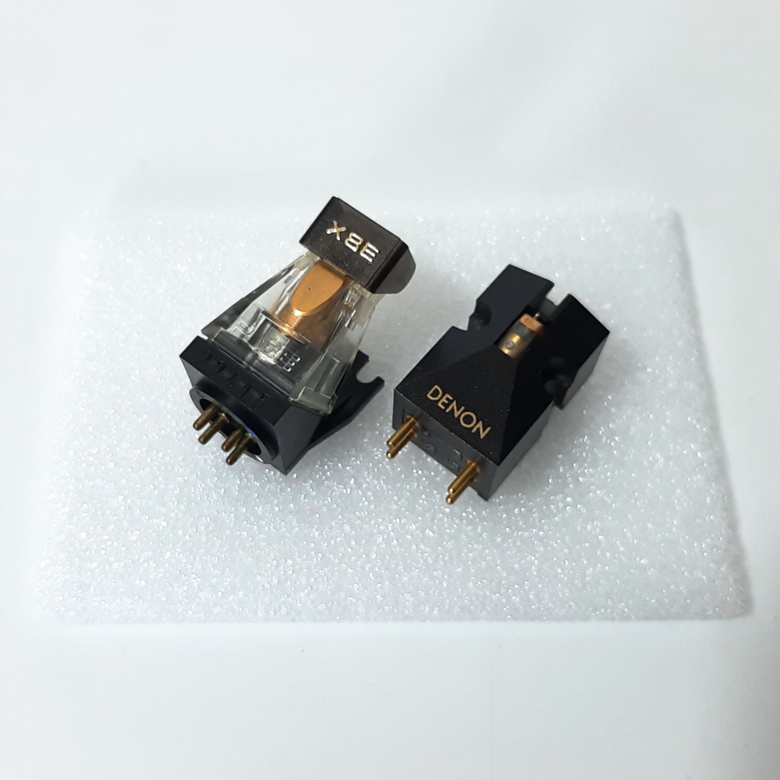 DENON DL-103LC カートリッジ ＜動作品＞ ヘッドシェル(指掛折れ