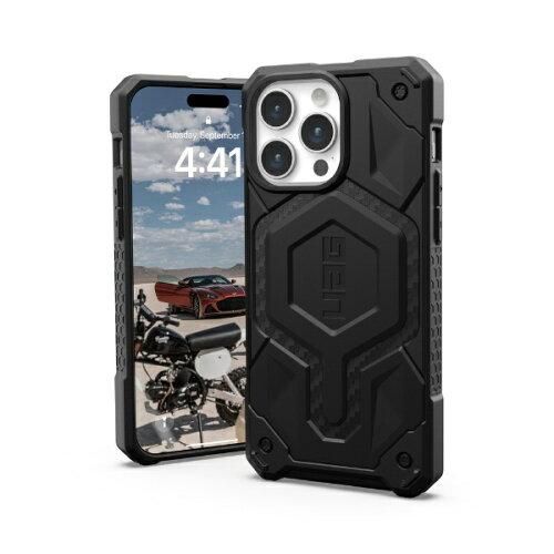 4営業日で発送 URBAN ARMOR GEAR iPhone 15 Pro Max 2025対応耐衝撃ケース MONARCH PRO MagSafe対応 カーボンファイバー 日本正規