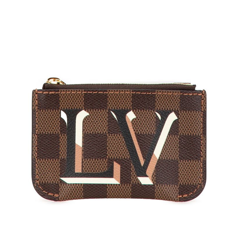 ルイ ヴィトン ダミエ ベルモントNV MM 付属ポーチ ポーチ コインケース N60293 ブラウン マルチ PVC レディース LOUIS VUITTON 1-0207736