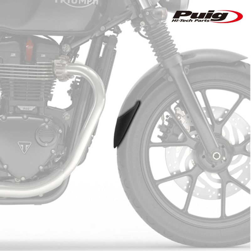 Puig 9224N FRONT FENDER EXTENSION [BLACK] Kawasaki ZX-10R(08-10