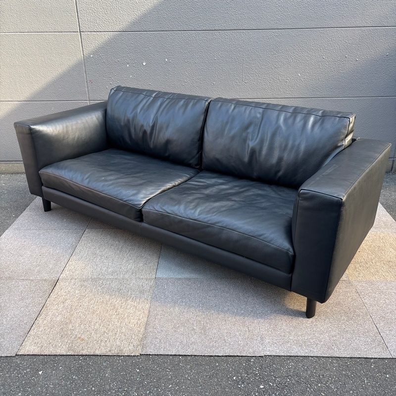 ACTUS アクタス five by five ファイブ・バイ・ファイブ レザー ソファ