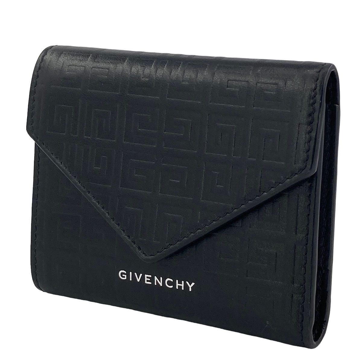 中古】 Givenchy ジバンシィ Gカットウォレット 4Gレザー メンズ 財布 ...
