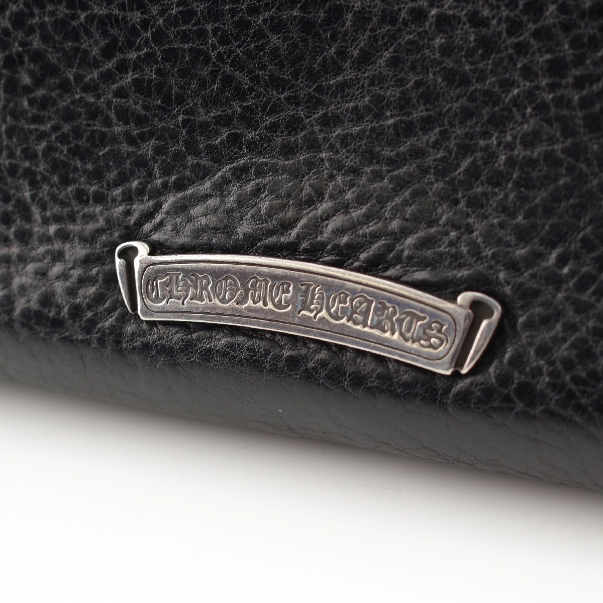 ダガーラウンドジップレザー財布 クロムハーツ ラウンドジップ レザー