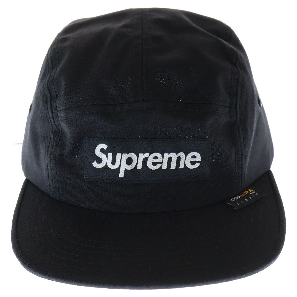 シュプリーム コーデュラ キャンプ キャップ 18SS ブラック SUPREME (シュプリーム) 18SS Cordura Camp Cap ボックスロゴ