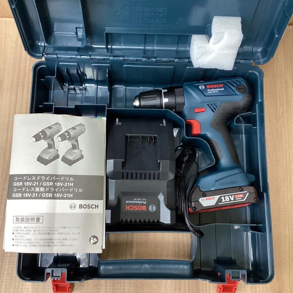 展示品 BOSCH|ボッシュ GSB18V-23 振動ドリルドライバ バッテリ１個 201