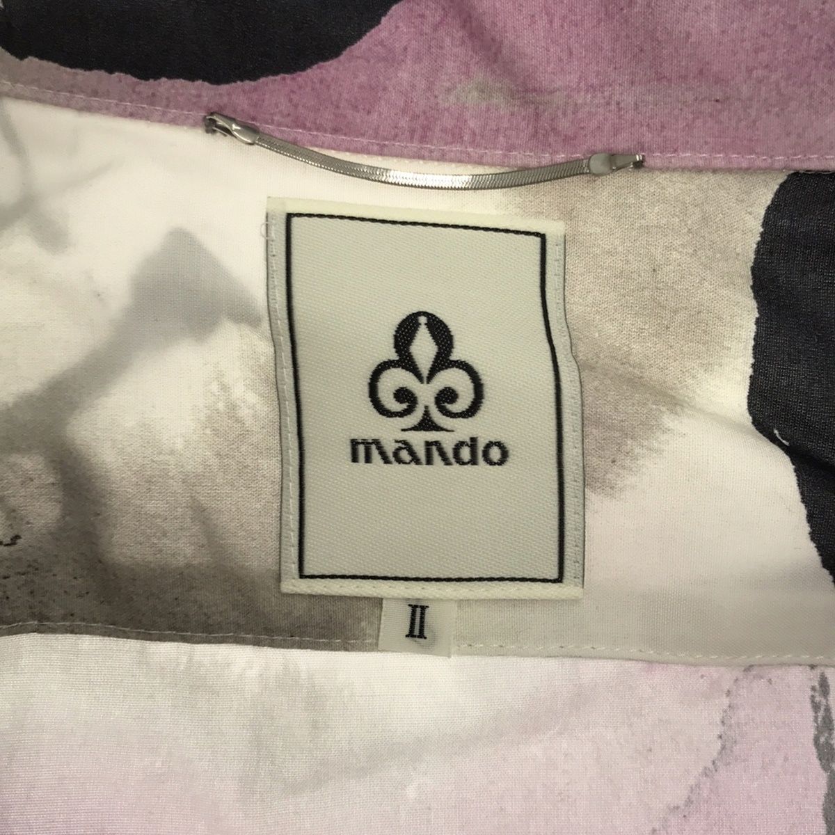 mando マンド 24SS ジャズプリント オープンカラーシャツ 24195-003