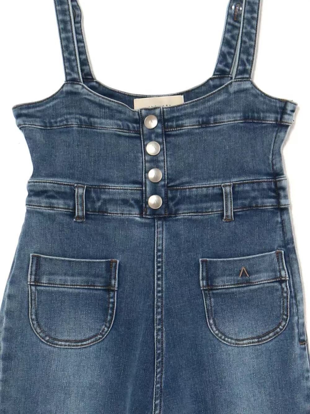 未使用】Andmary Heart hip denim allinone レディースジーンズ