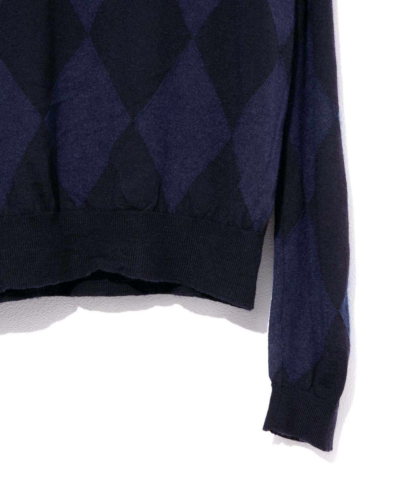 DRIES VAN NOTEN ドリスヴァンノッテン アーガイル柄ニット