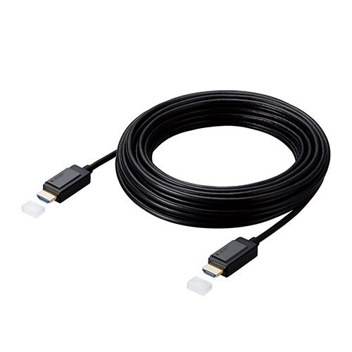 エレコム 長尺HDMIケーブル アクティブオプティカル 4K対応 無給電タイプ 10m DH-HDLOA10BK