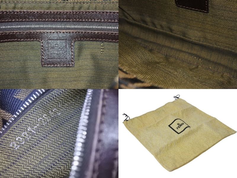 FENDI フェンディ ズッカ柄 マンマバケット ワンショルダー